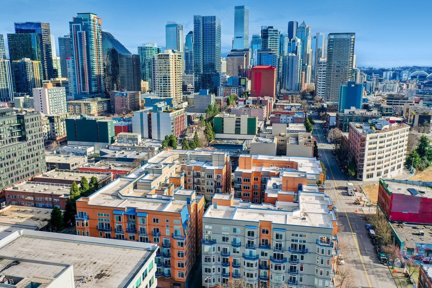 Modern Downtown Top Floor Penthouse With Bay Views Seattle Bagian luar foto